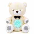 Lumipets Bear with Sound  Nursery Night Light & Sound Soother for Babies