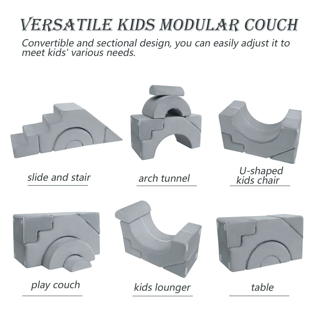 Kids Modular Couch-Climbing Play Couch