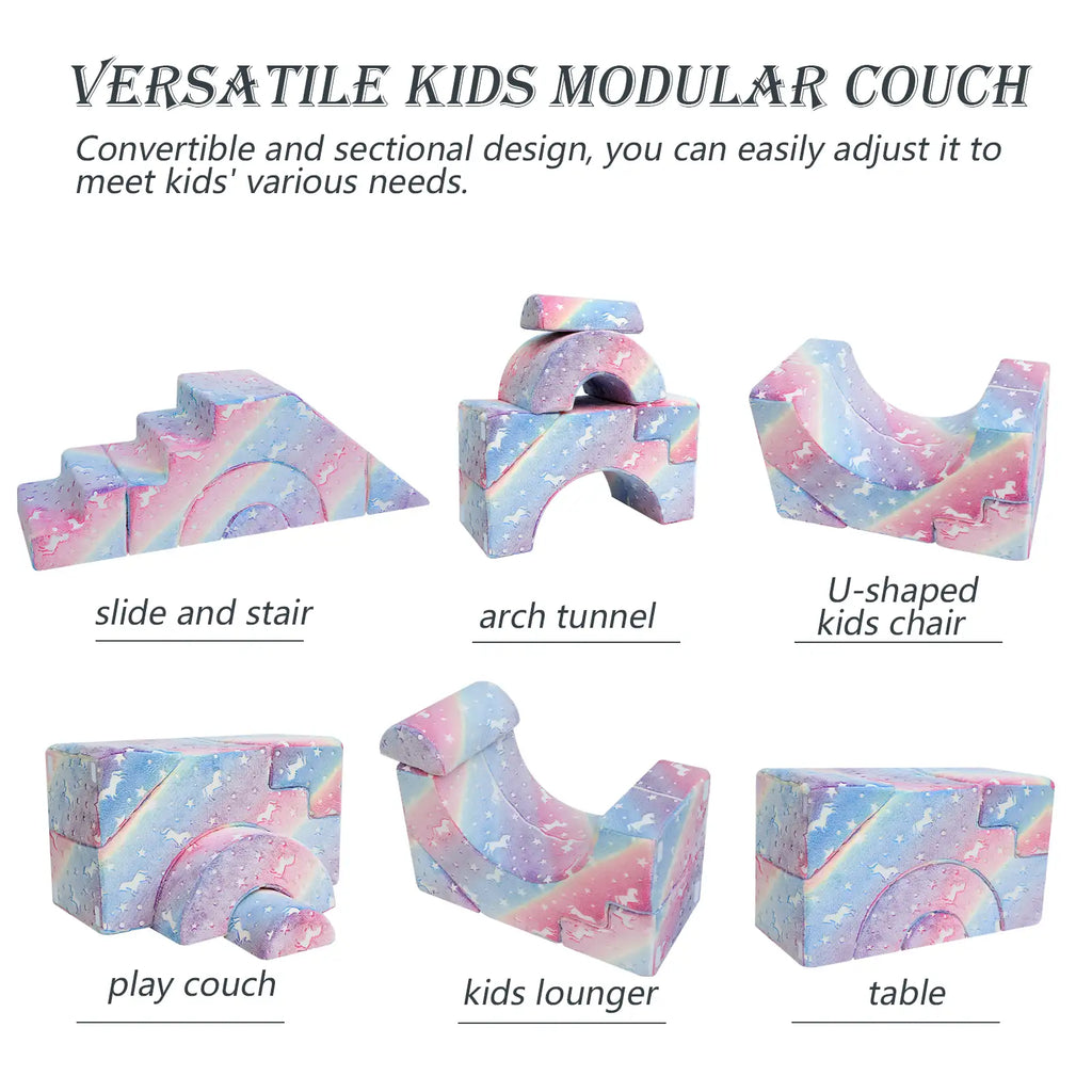 Kids Modular Couch-Climbing Play Couch