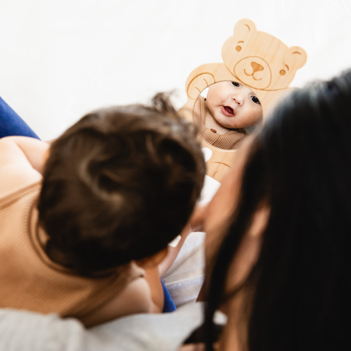 Look at ME! Little Explorers Baby's First Mirror - Friendly Bear | Made in the USA 🇺🇸