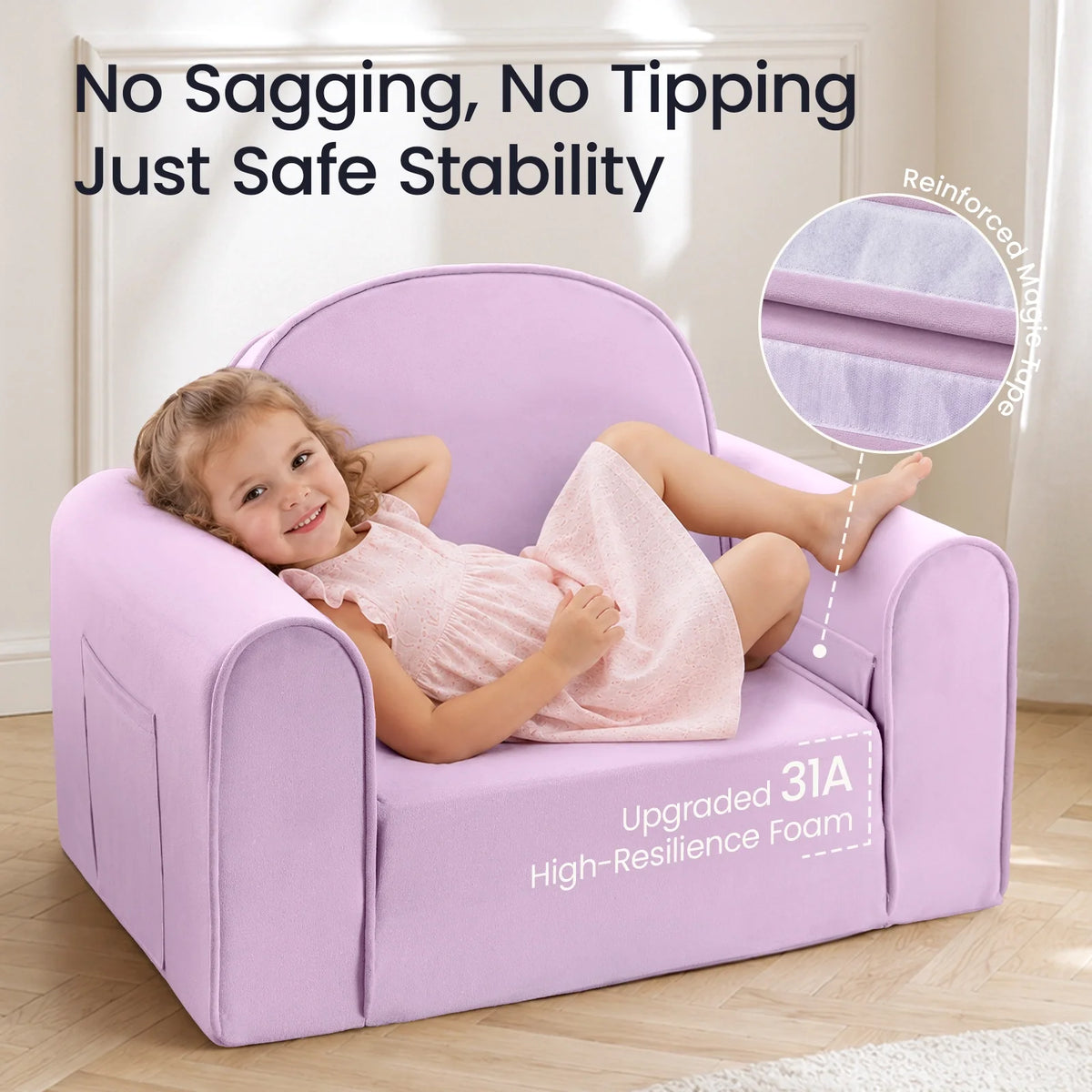 Tiny Land® GentleSnug Kids Sofa Chair