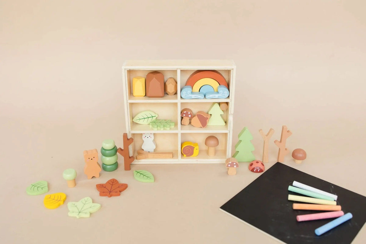 Wooden Forest Sensory Bin